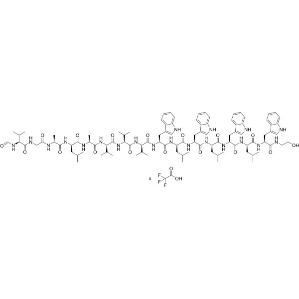 Gramicidin A TFA Chemical Structure
