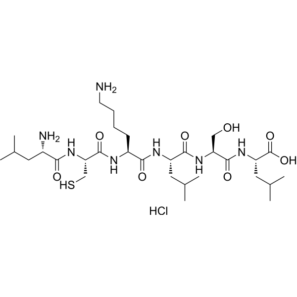 LCKLSL hydrochloride Chemical Structure