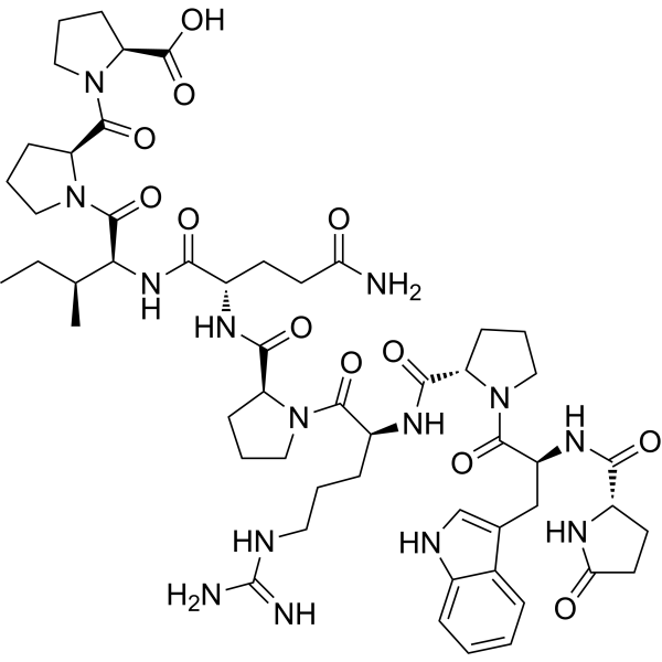 Teprotide Chemical Structure