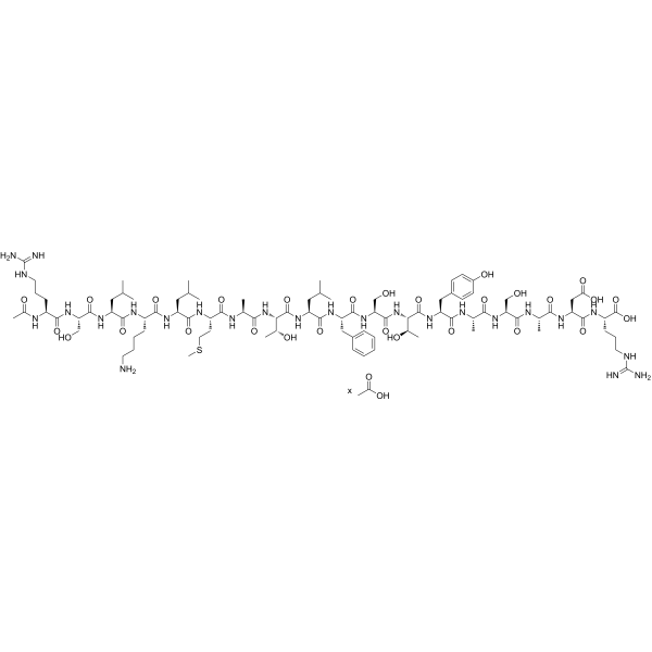 Myosin H Chain Fragment, mouse acetate Chemical Structure