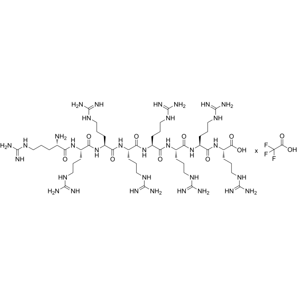 Octaarginine TFA Chemical Structure