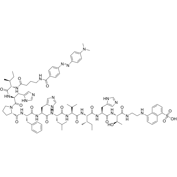 Renin FRET Substrate I Chemical Structure