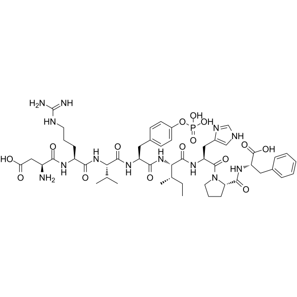 [Tyr(P)4] Angiotensin II Chemical Structure