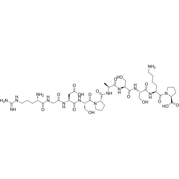 RGDSPASSKP Chemical Structure