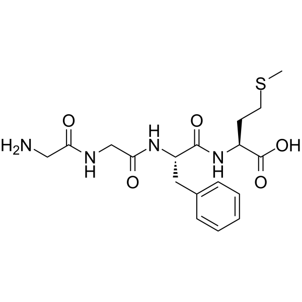 [Des-Tyr1]-Met-Enkephalin Chemical Structure