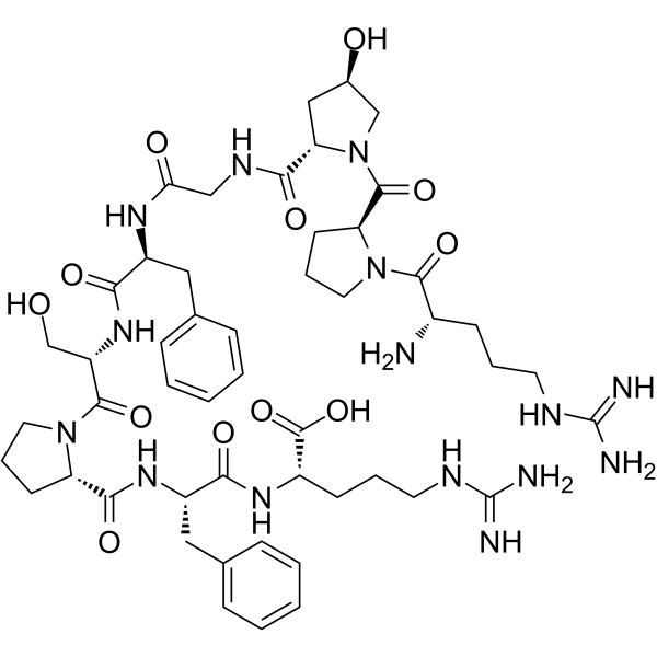 [Hyp3]-Bradykinin Chemical Structure