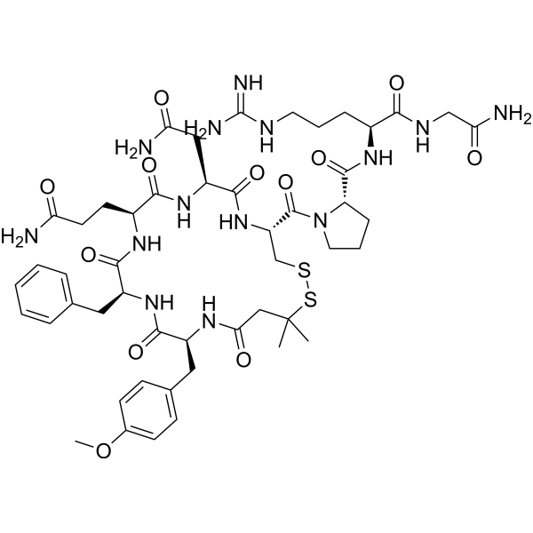 Dp[Tyr(methyl)2,Arg8]-Vasopressin Chemical Structure