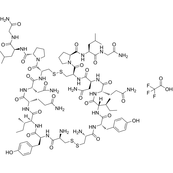 Oxytocin parallel dimer TFA Chemical Structure