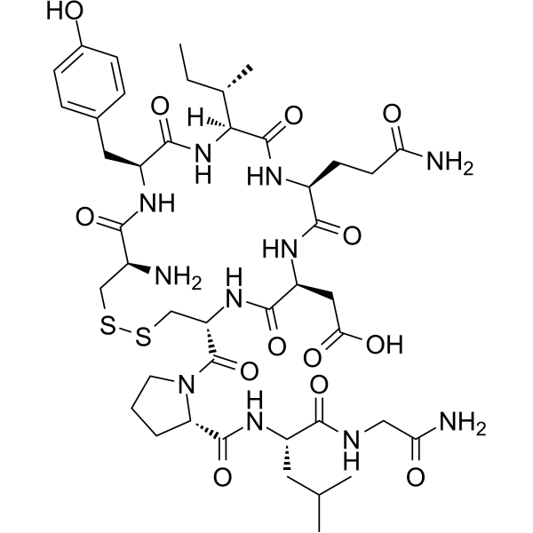 [Asp5]-Oxytocin Chemical Structure