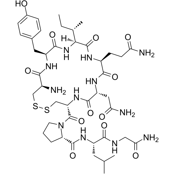 [D-Asn5]-Oxytocin Chemical Structure
