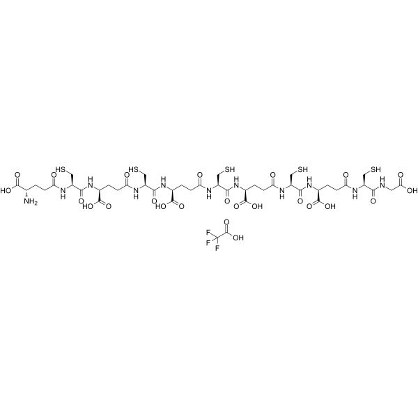 Phytochelatin 5 TFA Chemical Structure