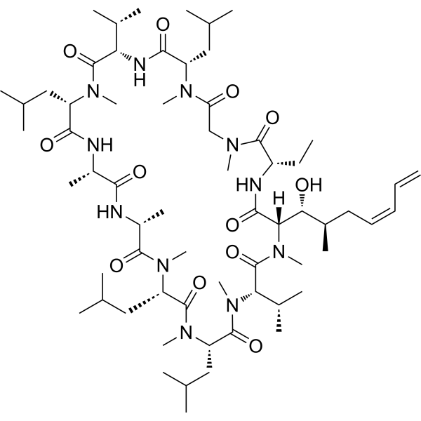 Cyclosporin A-Derivative 3 Chemical Structure