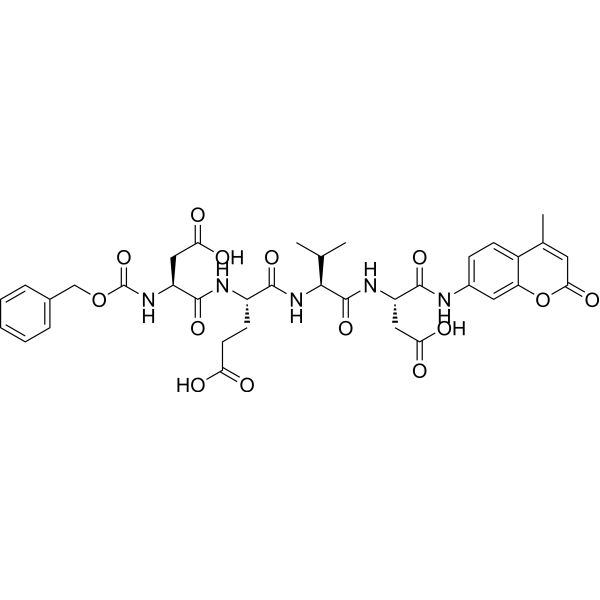 Z-DEVD-AMC Chemical Structure