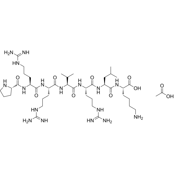 PRRVRLK acetate Chemical Structure