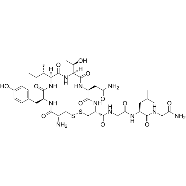 (Thr4,Gly7)-Oxytocin Chemical Structure