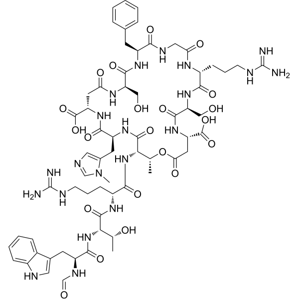 Evybactin Chemical Structure