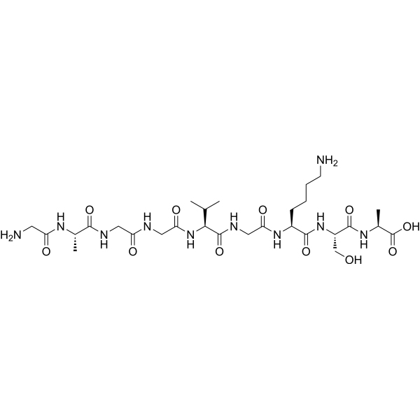 GAGGVGKSA Chemical Structure