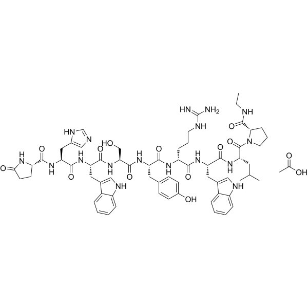 sGnRH-A acetate Chemical Structure