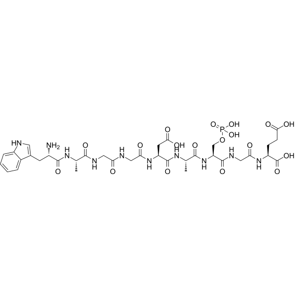 Delta (Phospho) Sleep Inducing Peptide Chemical Structure