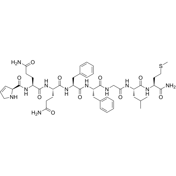 [Dehydro-Pro4] Substance P (4-11) Chemical Structure