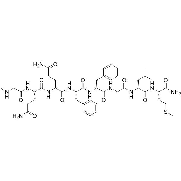 [Sar4] Substance P (4-11) Chemical Structure