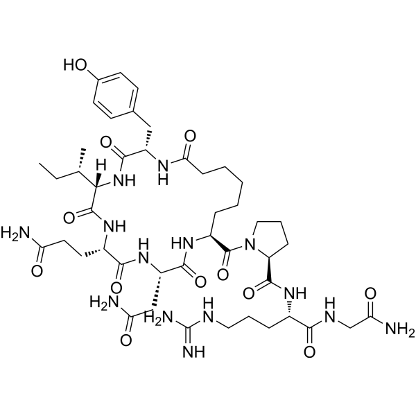 [1,6-Aminosuberic acid]-arginine-Vasotocin Chemical Structure