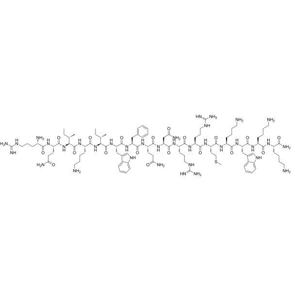 Antennapedia Peptide, amide Chemical Structure