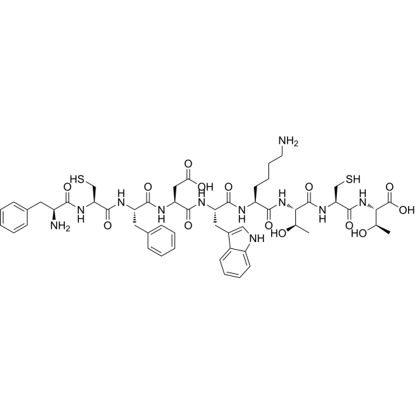 Cyclic SSTR agonist octreotide