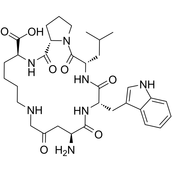 Cyclic PSAP peptide Chemical Structure