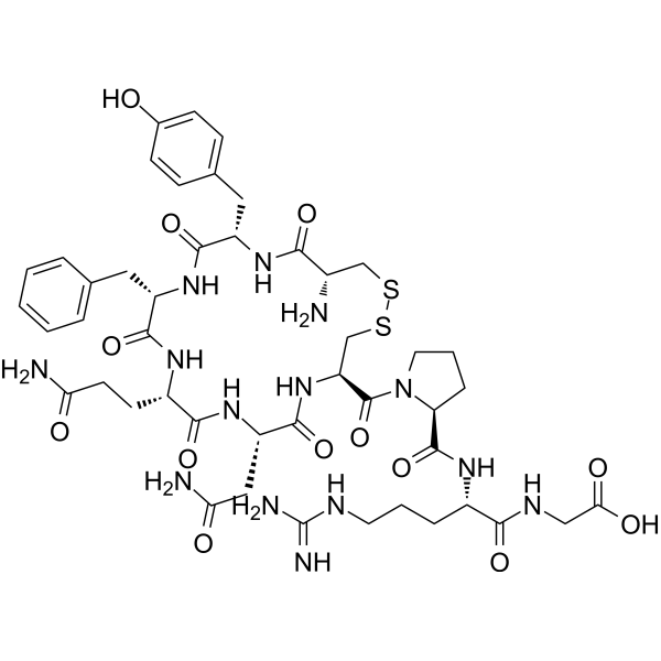 [8-L-arginine] deaminovasopressin Chemical Structure