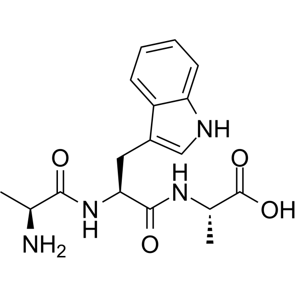 Ala-Trp-Ala Chemical Structure
