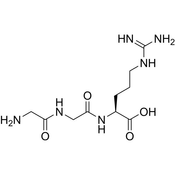 Gly-Gly-Arg Chemical Structure