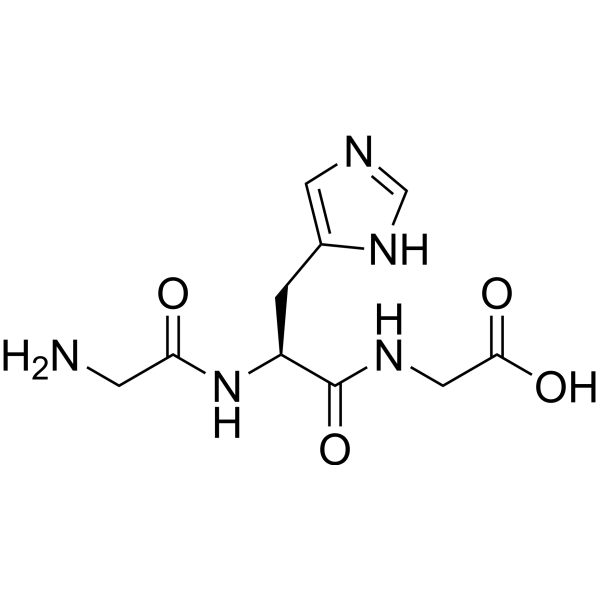 Glycylhistidylglycine Chemical Structure