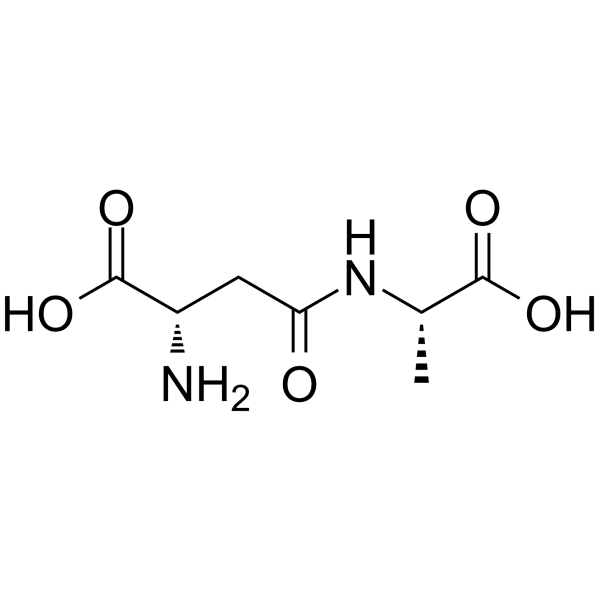 β-Aspartylalanine Chemical Structure