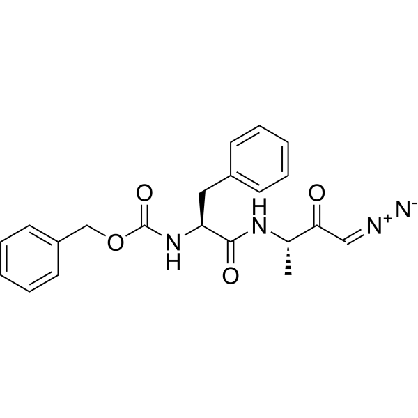 Z-Phe-Ala-diazomethylketone Chemical Structure