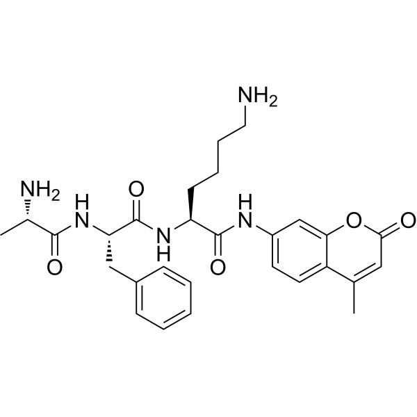 Ala-Phe-Lys-AMC Chemical Structure