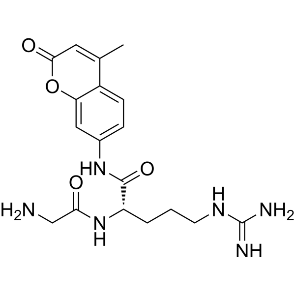 Gly-Arg-AMC Chemical Structure