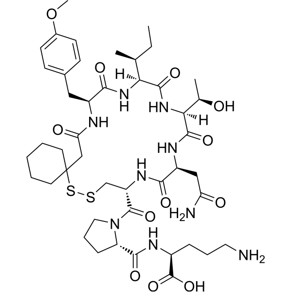 (d(CH<em>2</em>)51,Tyr(Me)<em>2</em>,Thr4,Orn8,des-Gly-NH29)-Vasotocin