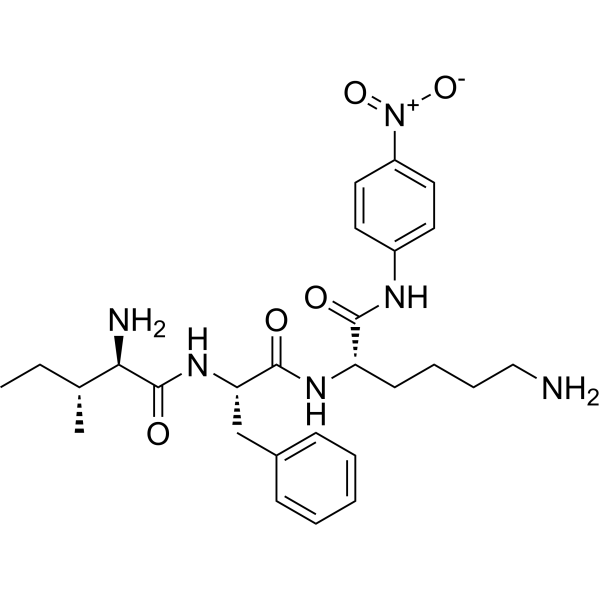D-Ile-Phe-Lys-pNA Chemical Structure