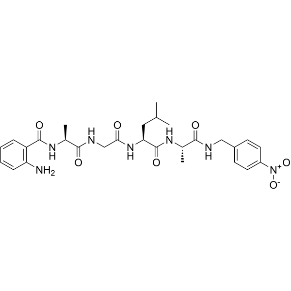 Abz-AGLA-Nba Chemical Structure
