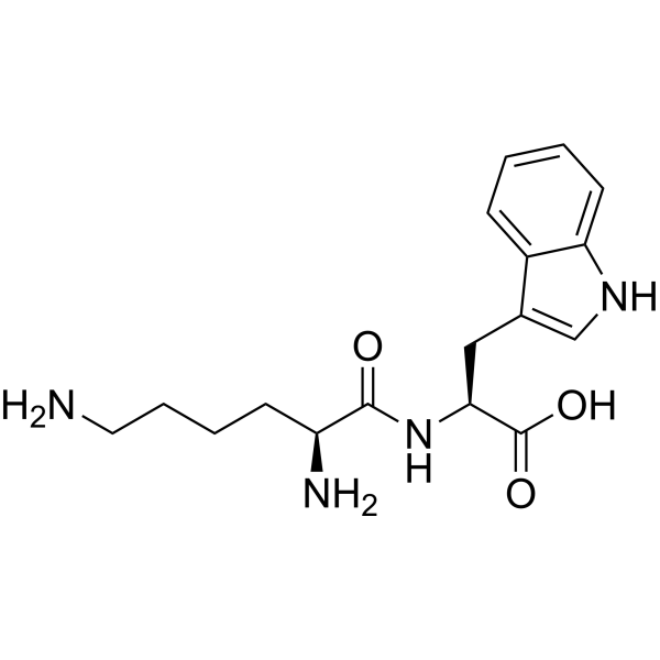 H-Lys-Trp-OH Chemical Structure