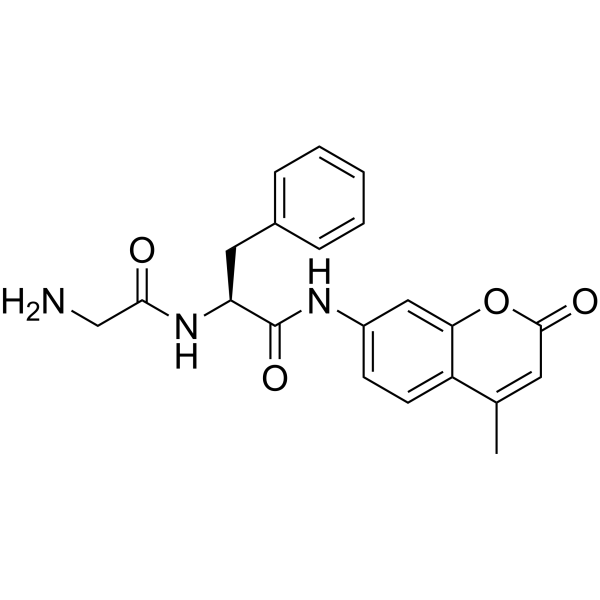 Gly-Phe-AMC Chemical Structure