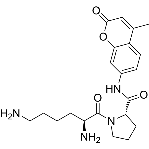 Lys-Pro-AMC Chemical Structure