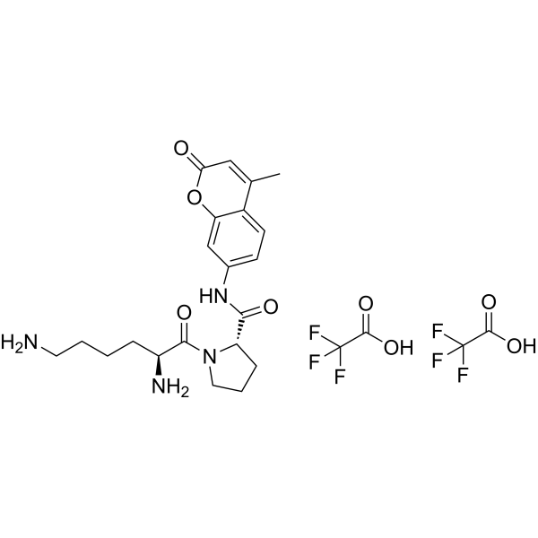 Lys-Pro-AMC diTFA Chemical Structure