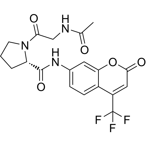 Ac-Gly-Pro-AFC Chemical Structure