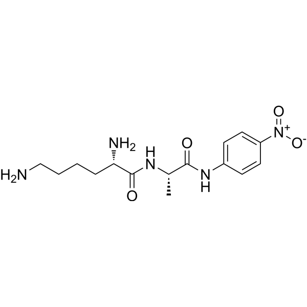 Lys-Ala-pNA Chemical Structure