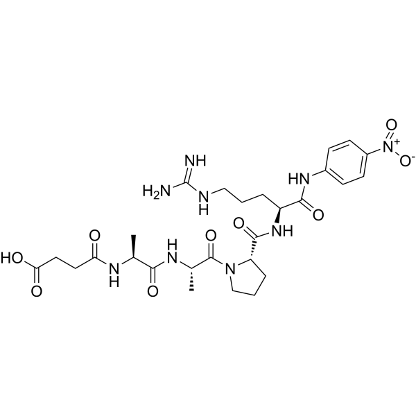 Suc-AAPR-pNA Chemical Structure