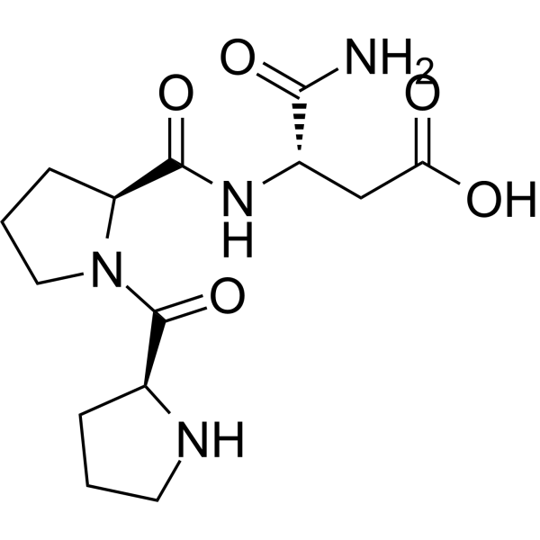 H-Pro-Pro-Asp-NH2 Chemical Structure