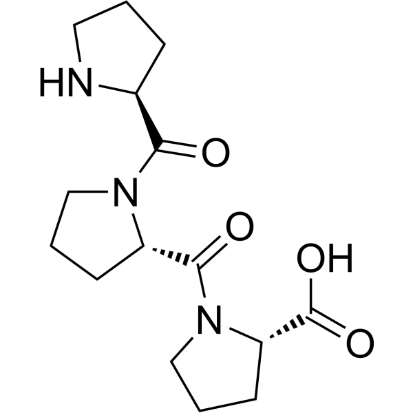 H-Pro-Pro-Pro-OH Chemical Structure
