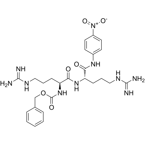 Z-Arg-Arg-pNA Chemical Structure
